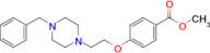 Methyl 4-(2-(4-benzylpiperazin-1-yl)ethoxy)benzoate