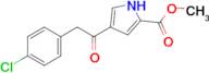 Methyl 4-(2-(4-chlorophenyl)acetyl)-1H-pyrrole-2-carboxylate