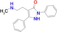 4-(2-(Methylamino)ethyl)-2,5-diphenyl-1,2-dihydro-3H-pyrazol-3-one