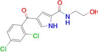 4-(2,4-Dichlorobenzoyl)-N-(2-hydroxyethyl)-1H-pyrrole-2-carboxamide