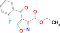 Ethyl 4-(2-fluorobenzoyl)isoxazole-3-carboxylate