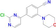 4-(2-Chloropyrimidin-4-yl)-2-morpholinobenzonitrile