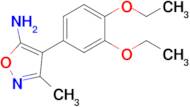 4-(3,4-Diethoxyphenyl)-3-methylisoxazol-5-amine