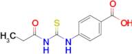 4-(3-Propionylthioureido)benzoic acid