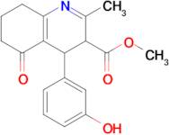 methyl 4-(3-hydroxyphenyl)-2-methyl-5-oxo-3,4,5,6,7,8-hexahydroquinoline-3-carboxylate