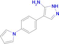 4-[4-(1H-pyrrol-1-yl)phenyl]-1H-pyrazol-5-amine