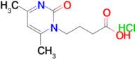 4-(4,6-Dimethyl-2-oxopyrimidin-1(2H)-yl)butanoic acid hydrochloride