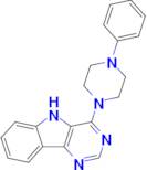 4-(4-Phenylpiperazin-1-yl)-5H-pyrimido[5,4-b]indole