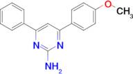 4-(4-methoxyphenyl)-6-phenylpyrimidin-2-amine