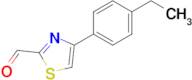 4-(4-Ethylphenyl)thiazole-2-carbaldehyde