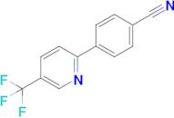 4-(5-(Trifluoromethyl)pyridin-2-yl)benzonitrile