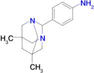 4-(5,7-Dimethyl-1,3-diazaadamantan-2-yl)aniline