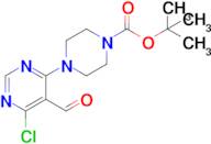 Tert-butyl 4-(6-chloro-5-formylpyrimidin-4-yl)piperazine-1-carboxylate
