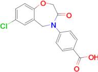 4-(7-Chloro-3-oxo-2,3-dihydrobenzo[f][1,4]oxazepin-4(5H)-yl)benzoic acid