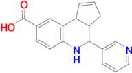 4-(Pyridin-3-yl)-3a,4,5,9b-tetrahydro-3H-cyclopenta[c]quinoline-8-carboxylic acid