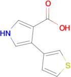 4-(Thiophen-3-yl)-1H-pyrrole-3-carboxylic acid