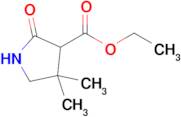 Ethyl 4,4-dimethyl-2-oxopyrrolidine-3-carboxylate