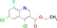 Ethyl 4,6-dichloro-8-fluoroquinoline-3-carboxylate