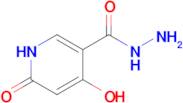 4-hydroxy-6-oxo-1,6-dihydropyridine-3-carbohydrazide