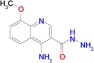 4-Amino-8-methoxyquinoline-3-carbohydrazide