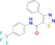 4-Phenyl-N-(4-(trifluoromethyl)phenyl)-1,2,3-thiadiazole-5-carboxamide