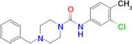 4-Benzyl-N-(3-chloro-4-methylphenyl)piperazine-1-carboxamide