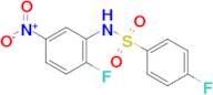 4-Fluoro-N-(2-fluoro-5-nitrophenyl)benzenesulfonamide