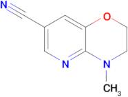 4-Methyl-3,4-dihydro-2H-pyrido[3,2-b][1,4]oxazine-7-carbonitrile