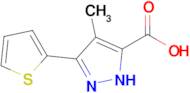 4-methyl-3-(thiophen-2-yl)-1H-pyrazole-5-carboxylic acid