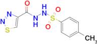 4-Methyl-N'-(1,2,3-thiadiazole-4-carbonyl)benzenesulfonohydrazide