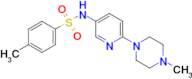 4-Methyl-N-(6-(4-methylpiperazin-1-yl)pyridin-3-yl)benzenesulfonamide