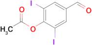 4-Formyl-2,6-diiodophenyl acetate