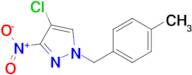 4-Chloro-1-(4-methylbenzyl)-3-nitro-1H-pyrazole