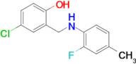 4-Chloro-2-(((2-fluoro-4-methylphenyl)amino)methyl)phenol