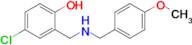 4-Chloro-2-(((4-methoxybenzyl)amino)methyl)phenol