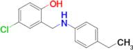 4-Chloro-2-(((4-ethylphenyl)amino)methyl)phenol