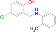 4-Chloro-2-((o-tolylamino)methyl)phenol