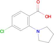 4-Chloro-2-(pyrrolidin-1-yl)benzoic acid