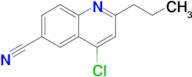 4-Chloro-2-propylquinoline-6-carbonitrile