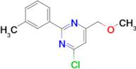 4-Chloro-6-(methoxymethyl)-2-(m-tolyl)pyrimidine