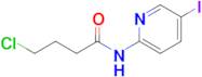 4-Chloro-N-(5-iodopyridin-2-yl)butanamide