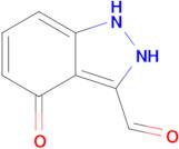 4-oxo-2,4-dihydro-1H-indazole-3-carbaldehyde