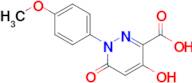 4-Hydroxy-1-(4-methoxyphenyl)-6-oxo-1,6-dihydropyridazine-3-carboxylic acid