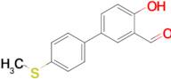 4-Hydroxy-4'-(methylthio)-[1,1'-biphenyl]-3-carbaldehyde