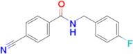 4-Cyano-N-(4-fluorobenzyl)benzamide