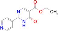 ethyl 6-oxo-2-(pyridin-4-yl)-1,6-dihydropyrimidine-5-carboxylate