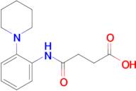 4-Oxo-4-((2-(piperidin-1-yl)phenyl)amino)butanoic acid