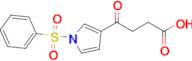 4-Oxo-4-(1-(phenylsulfonyl)-1H-pyrrol-3-yl)butanoic acid