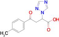 4-Oxo-4-(p-tolyl)-2-(1H-1,2,4-triazol-1-yl)butanoic acid