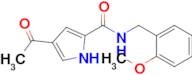 4-Acetyl-N-(2-methoxybenzyl)-1H-pyrrole-2-carboxamide